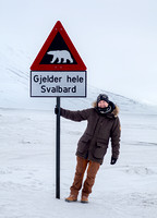 Polar Bear Sign Portrait