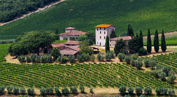 Italian Tuscany Countryside