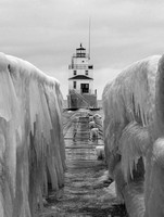 Arctic view of a Lighthouse